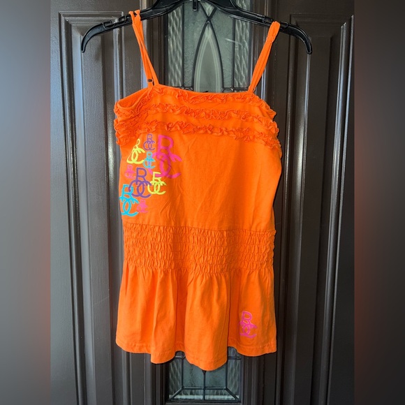 Rocawear Tops - Orange women y2k Ruffle Top